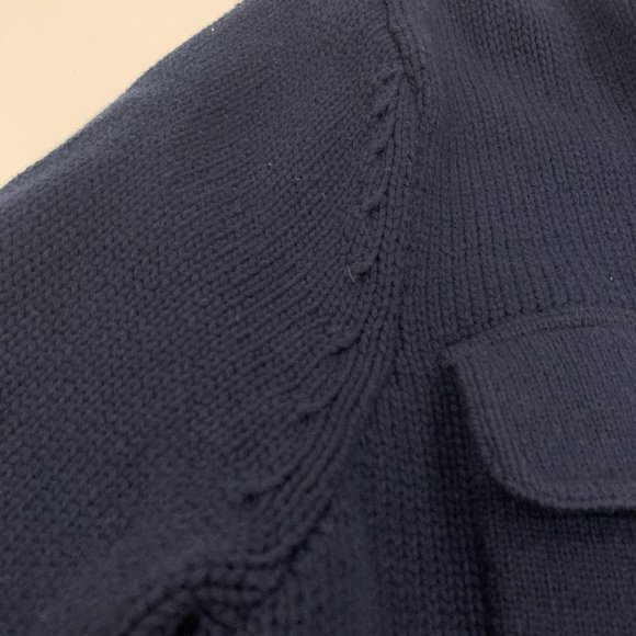 Michael Kors navy cardigan with pockets - Picture 5 of 7